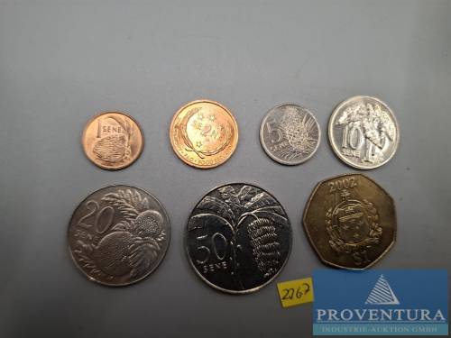 Umlaufmünzen Tonga 1 Sene - 1 Dollar 1974-2002 st